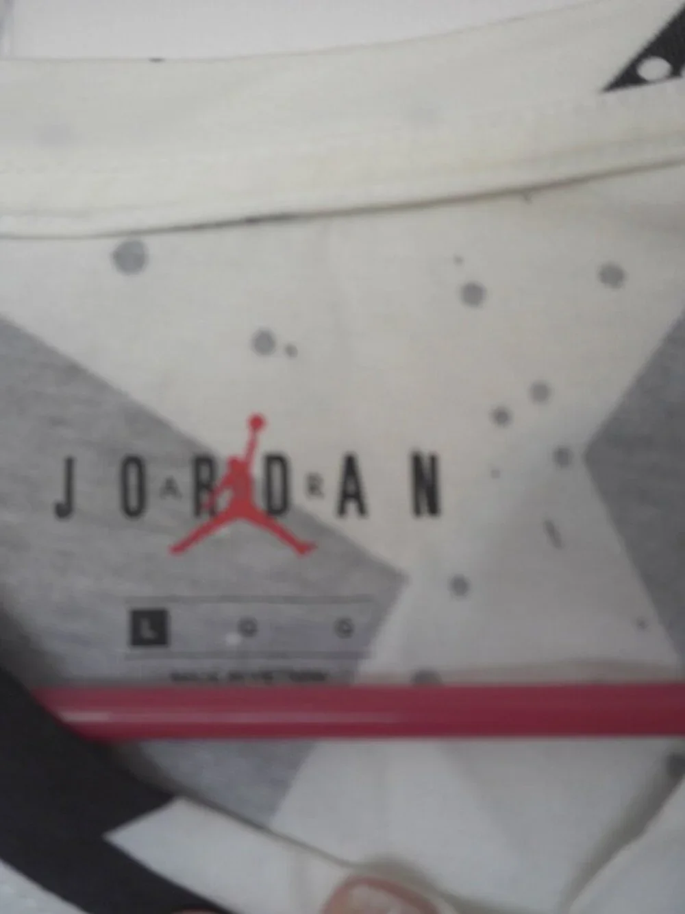 Mens Air Jordan Logo Graphic Print T-Shirt Sz L